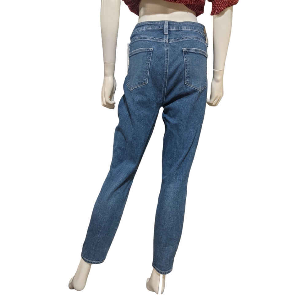 Paige Blue Julian Destructed Hoxton Ankle Jeans, 32 - Picture 4 of 9